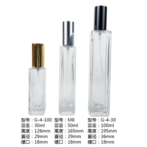 批发透明玻璃香水分装瓶50ml高端香水瓶便携迷你细雾喷瓶空瓶子